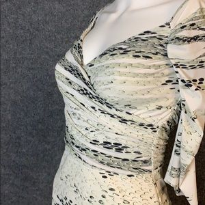 Chiara Boni stretch reptilian dress. Size 40